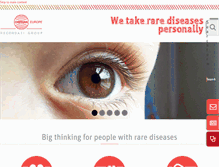 Tablet Screenshot of orphan-europe.com